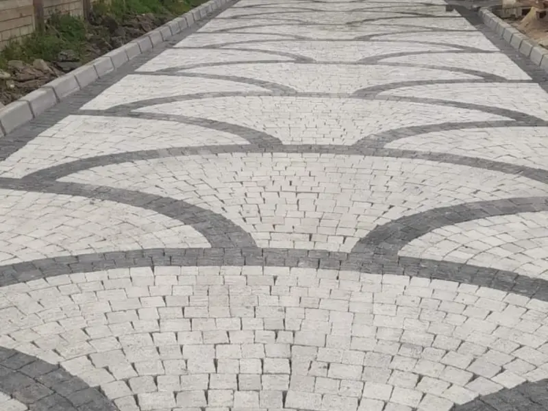Tekirdağ Süleymanpaşa Begonit Taş yer döşeme ve peyzaj uygulaması - Varlık İnşaat